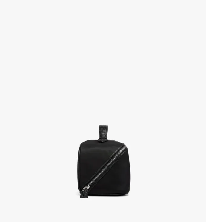Ottomar Toiletry Bag in Econyl® and Leather