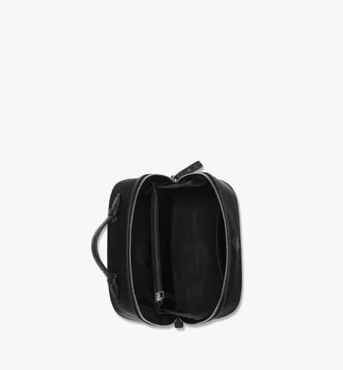 Ottomar Toiletry Bag in Econyl® and Leather