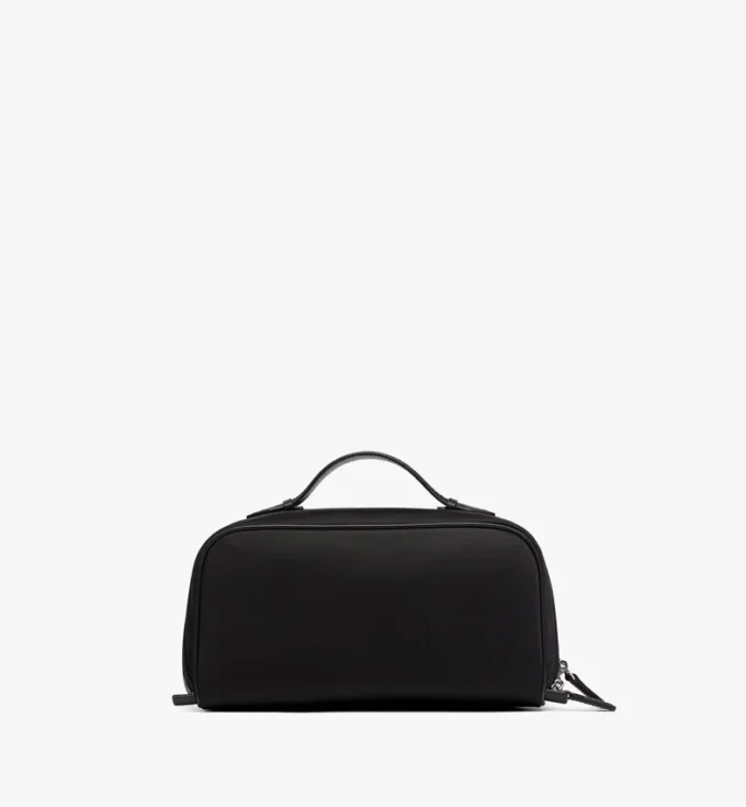 Ottomar Toiletry Bag in Econyl® and Leather