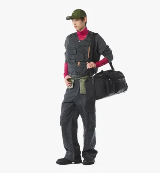Ottomar Weekender Backpack in Econyl® and Leather