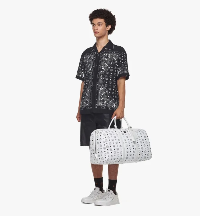 Ottomar Weekender Bag in Visetos