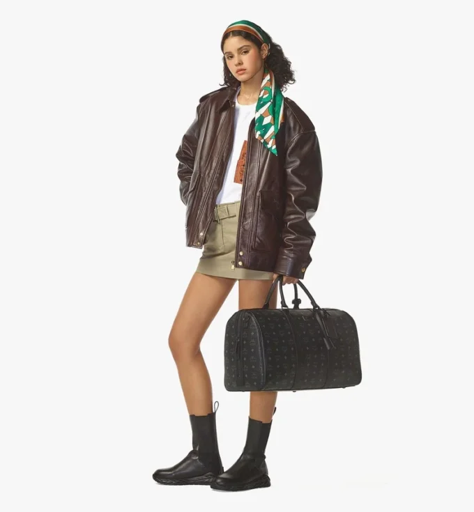 Ottomar Weekender Bag in Visetos