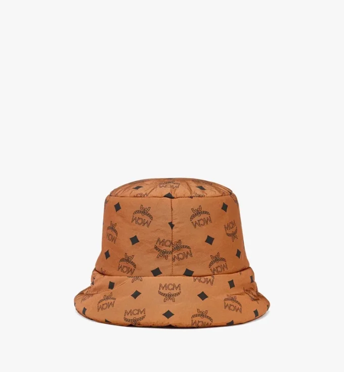 Padded Bucket Hat in Monogram Print Econyl®