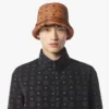 Padded Bucket Hat in Monogram Print Econyl®