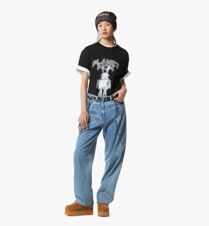 Planet Mcm Rabot T-Shirt in Organic Cotton Planet Mcm Rabot T-Shirt in Organic Cotton
