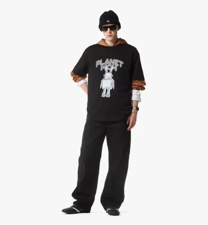 Planet Mcm Rabot T-Shirt in Organic Cotton Planet Mcm Rabot T-Shirt in Organic Cotton