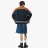 Ponte Varsity Jacket in Monogram Neoprene Jacquard