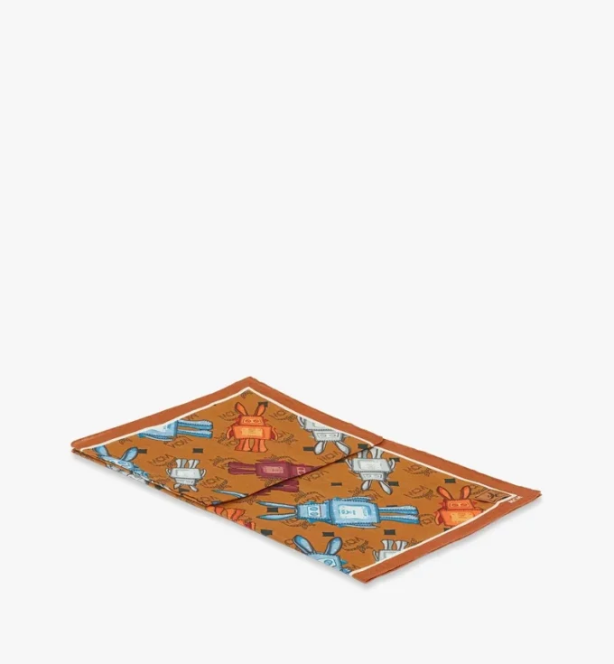 Rabot Monogram Print Bandana Scarf