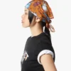 Rabot Monogram Print Bandana Scarf