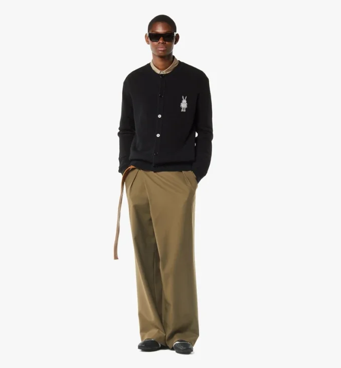 Rabot Patch Wool Knit Cardigan