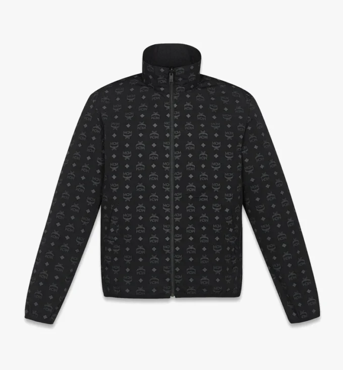 Reversible Monogram Print Windbreaker in Econyl®