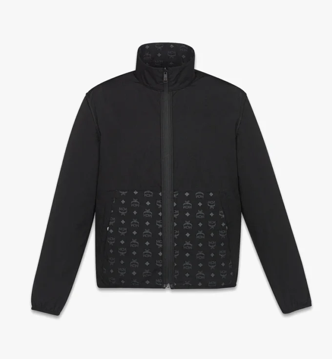 Reversible Monogram Print Windbreaker in Econyl®