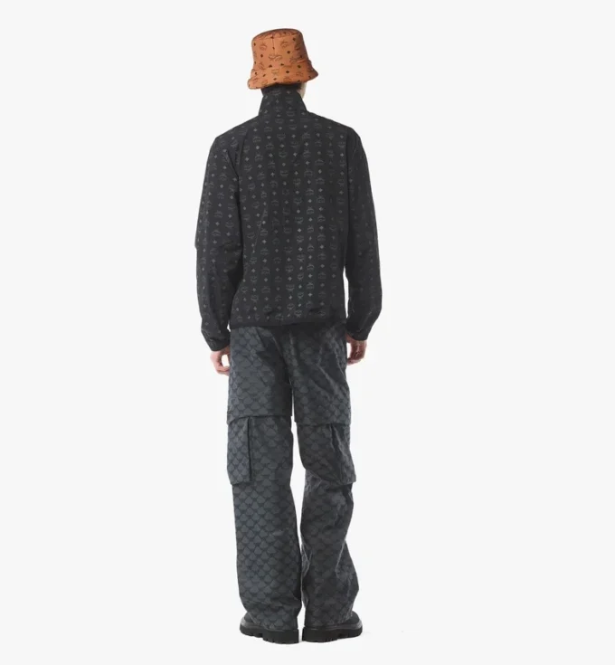 Reversible Monogram Print Windbreaker in Econyl®