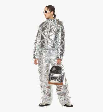 Stark Backpack in Metallic Mirror Leather