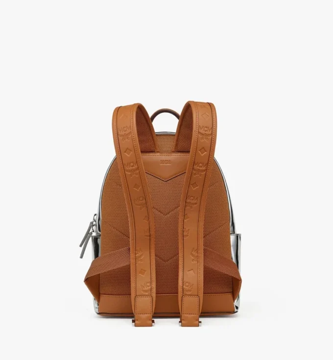 Stark Backpack in Metallic Mirror Leather Stark Backpack in Metallic Mirror Leather