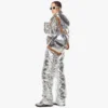 Stark Backpack in Metallic Mirror Leather Stark Backpack in Metallic Mirror Leather