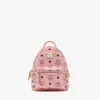 Stark Bebe Boo Side Studs Backpack in Visetos