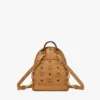 Stark Bebe Boo Side Studs Backpack in Visetos