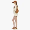 Stark Bebe Boo Side Studs Backpack in Visetos