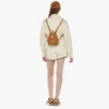 Stark Bebe Boo Side Studs Backpack in Visetos