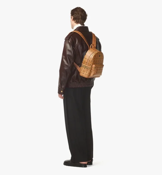 Stark Side Studs Backpack in Visetos