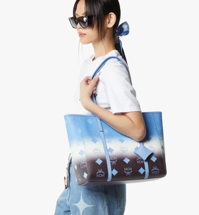 Toni Top-Zip Shopper in Gradation Visetos