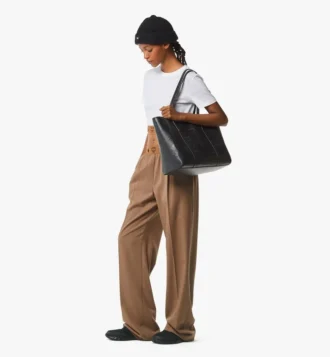 Toni Top-Zip Shopper in Maxi Monogram Leather