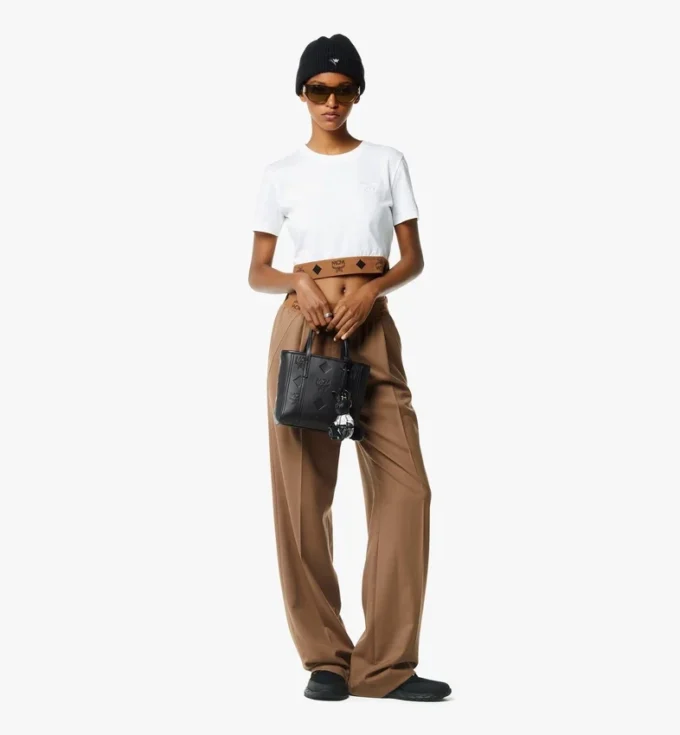 Toni Top-Zip Shopper in Maxi Monogram Leather Toni Top-Zip Shopper in Maxi Monogram Leather