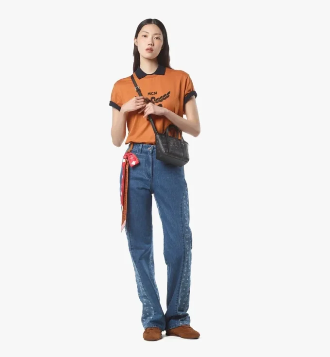 Toni Top-Zip Shopper in Visetos