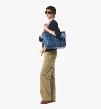 Toni Top-Zip Shopper in Visetos