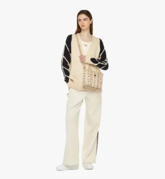 Toni Top-Zip Shopper in Visetos