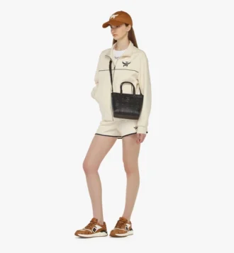 Toni Top-Zip Shopper in Visetos