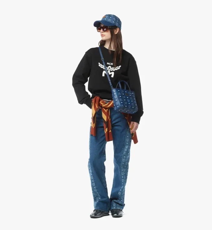 Toni Top-Zip Shopper in Visetos
