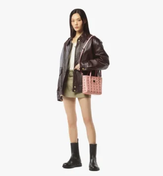Toni Top-Zip Shopper in Visetos