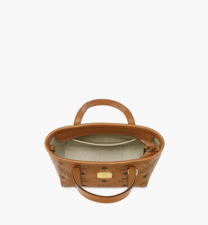 Toni Top-Zip Shopper in Visetos