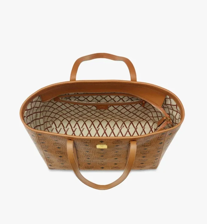 Toni Top-Zip Shopper in Visetos