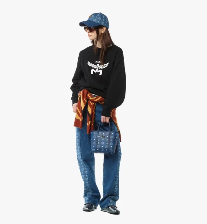 Toni Top-Zip Shopper in Visetos
