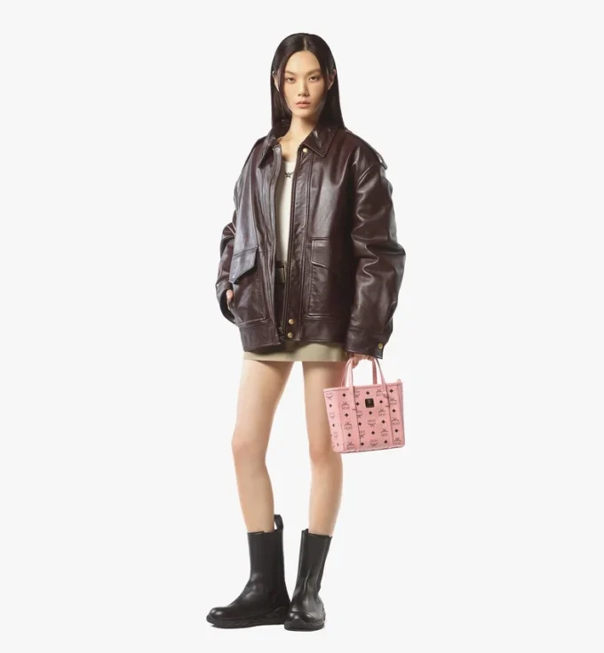Toni Top-Zip Shopper in Visetos Toni Top-Zip Shopper in Visetos