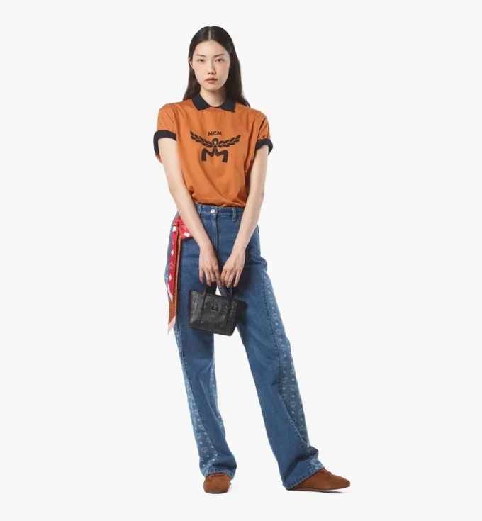 Toni Top-Zip Shopper in Visetos