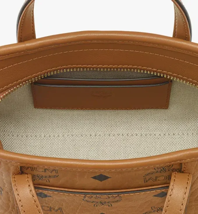 Toni Top-Zip Shopper in Visetos