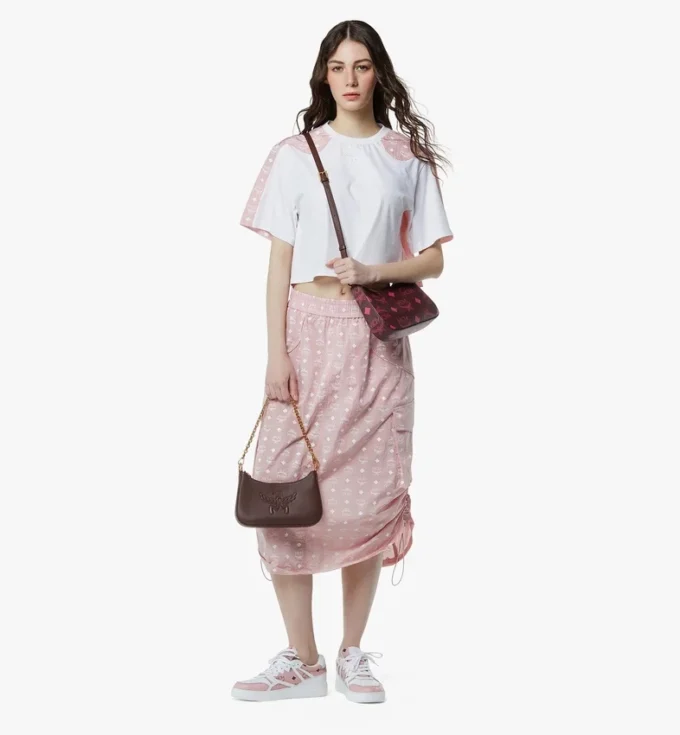 Toni Top-Zip Shopper in Visetos Toni Top-Zip Shopper in Visetos