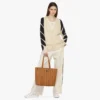 Toni Top-Zip Shopper in Visetos