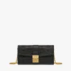 Tracy Chain Wallet in Embossed Monogram Leather