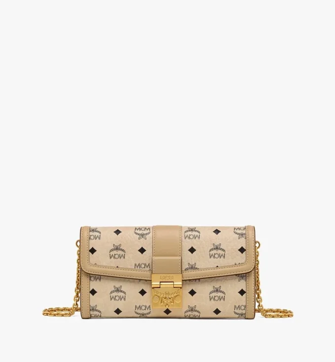 Tracy Chain Wallet in Visetos