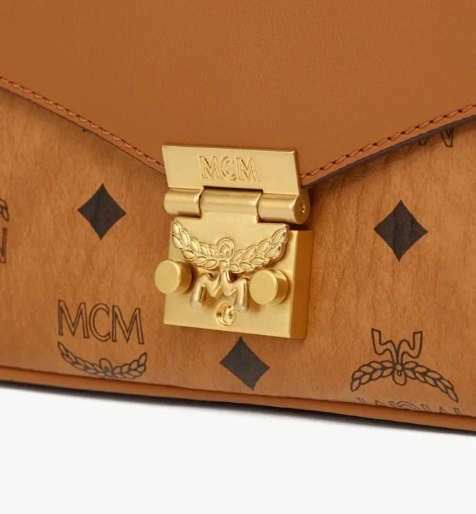 Tracy Crossbody in Visetos Leather Mix