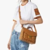 Tracy Satchel in Visetos Leather Mix