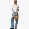Tracy Satchel in Visetos Leather Mix
