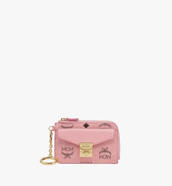 Tracy Zip Card Case in Visetos Tracy Zip Card Case in Visetos