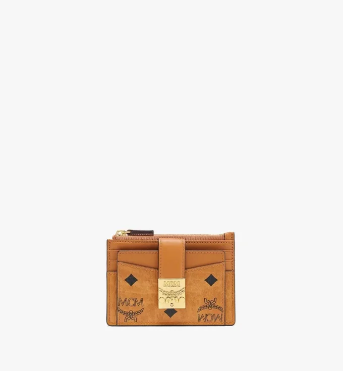 Tracy Zip Card Case in Visetos Tracy Zip Card Case in Visetos