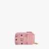 Tracy Zip Card Case in Visetos Tracy Zip Card Case in Visetos